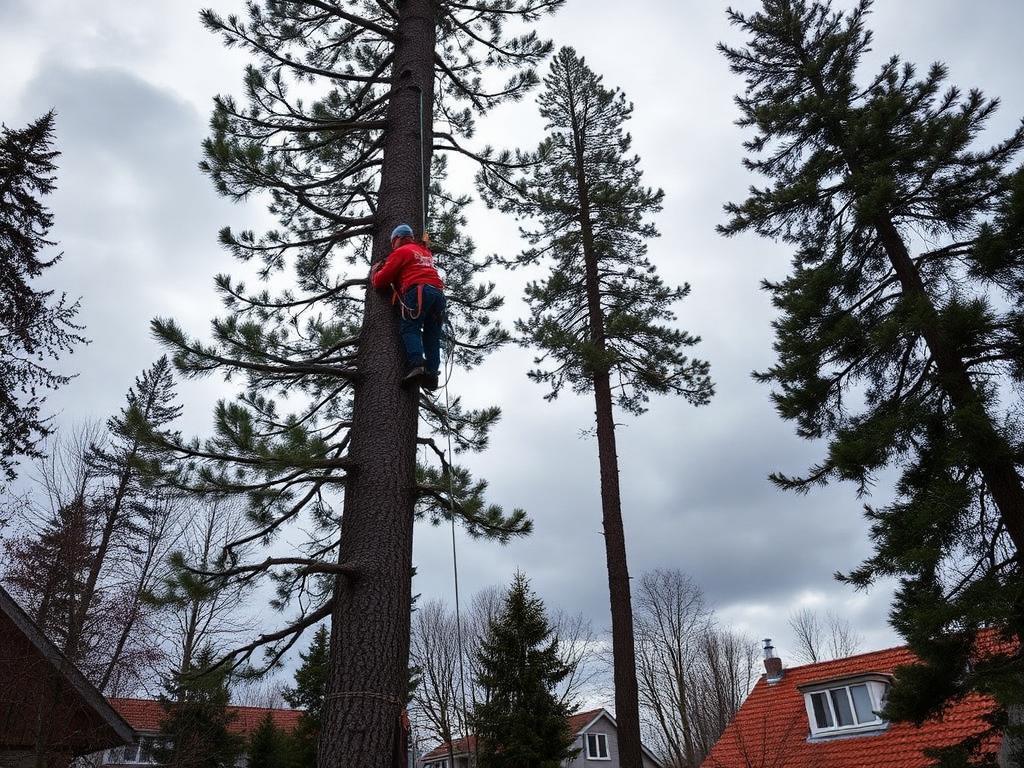 Trädfällning · Lidingö